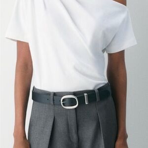 Aritzia InterLock Cotton Script Top